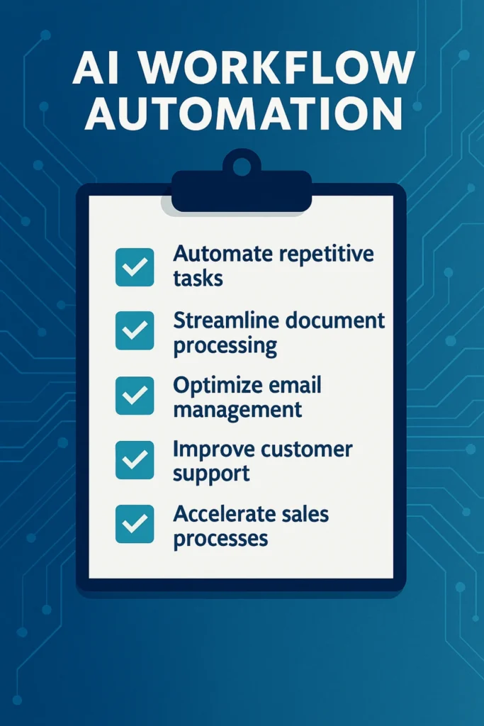 AI Automation Workflow Checklist