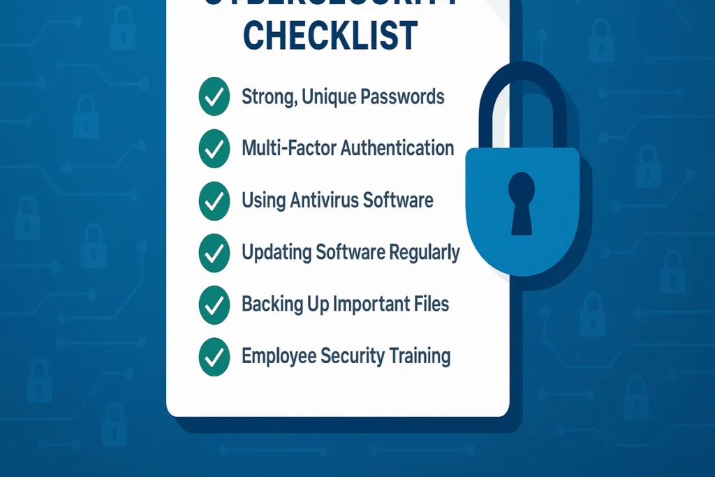 Cybersecurity checklist - ElitePC NJ