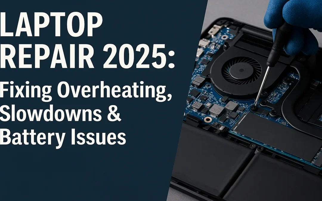 Laptop Repair 2025: Fixing Overheating, Slowdowns & Battery Issues