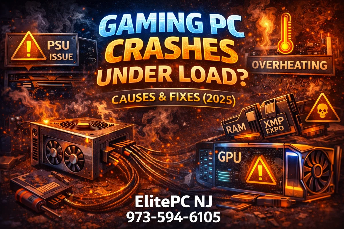 Gaming PC Crashes Under Load? Causes and Fixes