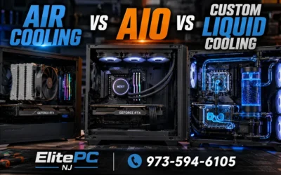 Air Cooling vs AIO vs Custom Liquid Cooling: Pros, Cons & What Most Gamers Don’t Realize