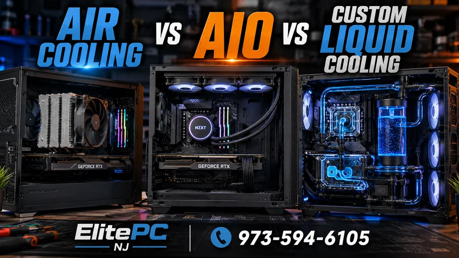 The pro and con of air cooled or water cooled for gaming computers